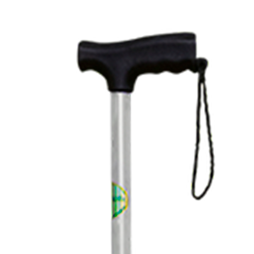 Bastón de 1 Apoyo Mango Tipo T - Negro