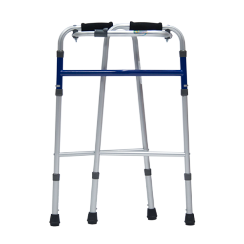 Andadera de Aluminio Económica Plegable - Azul