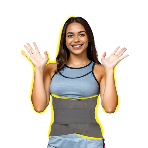  Faja Sacrolumbar Elástica Ventilada con Broche de Contactel , XXgd