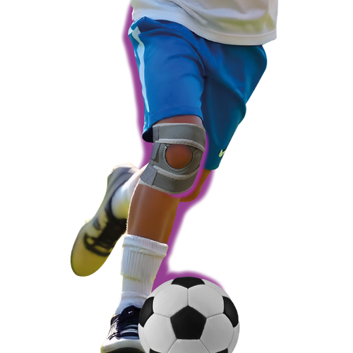  Rodillera Corta de Neopreno con Varillas Flexibles y Broche de Contactel , Xgd