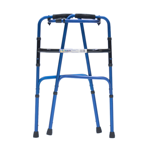 Andadera Plegable de Aluminio - Azul