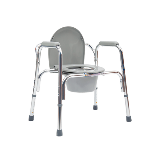 Cómodo de Aluminio con Respaldo - Natural