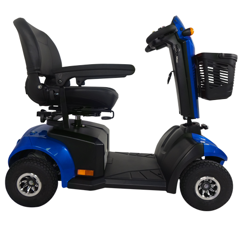 Scooter MD con 4 Ruedas Semi-Neumáticas - Azul