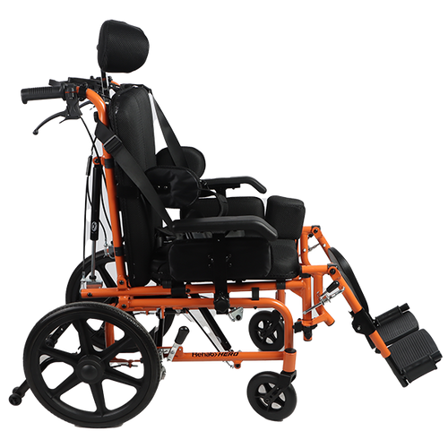 Silla de Ruedas ReHab Hero PCI  de Aluminio - 16 pulgadas - Naranja