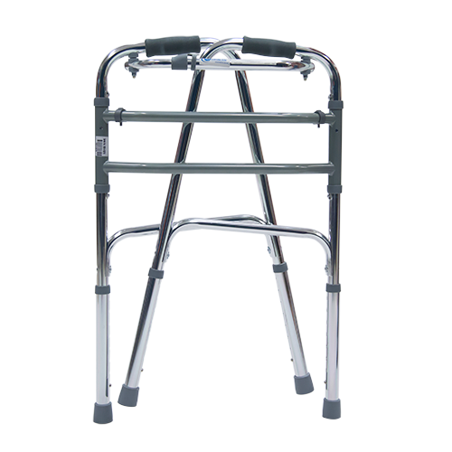 Andadera Doble Función de Aluminio con Soporte Frontal Reforzado - Acabado Brillante