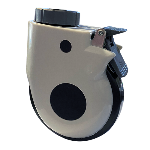 Cama Manual Económica Serie 920 de 2 Manivelas de Acero - Color Blanco