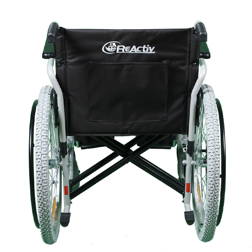 Silla de Ruedas Xtreme con Brazos FlipUp y Elevapiernas Abatibles y Desmontables - 18 pulgadas - Neumática -  Bruma