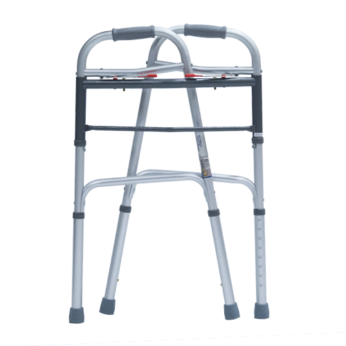 Andadera Premium de Aluminio - Plegable - Gris