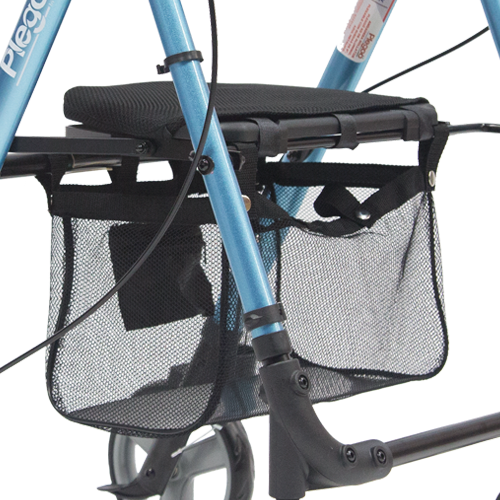 Andadera Rollator KD de Aluminio - Plegable con Ruedas - Azul Metálico