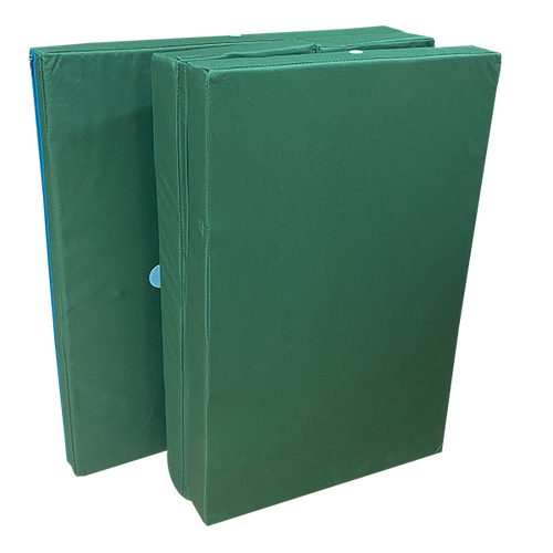 Colchón  de 4 Secciones de Espuma de Poliuretano de Alta Densidad de 25-30kg/m3 con Grosor de 8 cm, Verde
