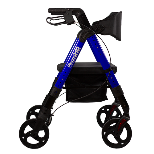  Rollator Bariátrica de Aluminio, Color Azul Profundo