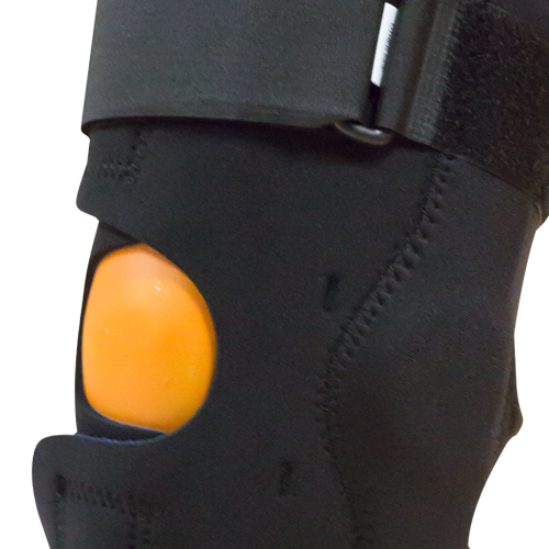 Rodillera Abierta  de Neopreno - Articulada con Bisagras Extraíbles - XGD