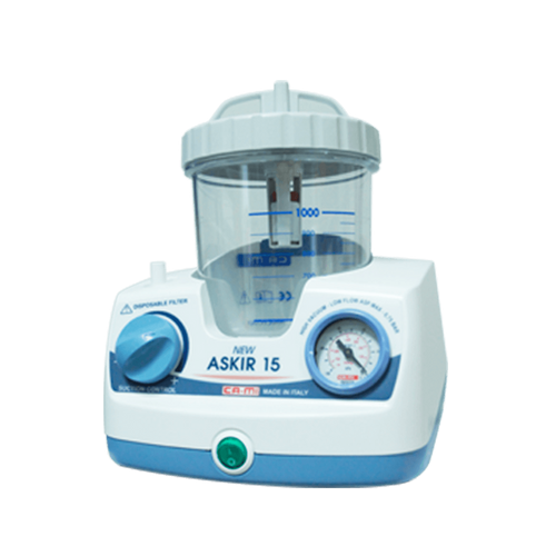 Aspirador de Secreciones con Frasco de 1000 ml de Policarbonato MAKROLON® 2858 