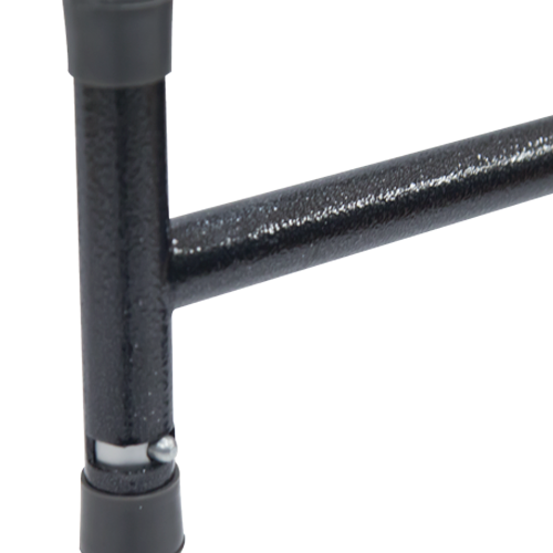 Andadera de Aluminio Recíproca Doble Apoyo - Plegable - Gris