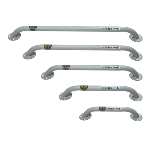 Agarradera Recta de 32 pulgadas de Acero para Baño - Esmaltada