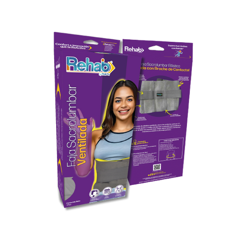  Faja Sacrolumbar Elástica Ventilada con Broche de Contactel , XXgd