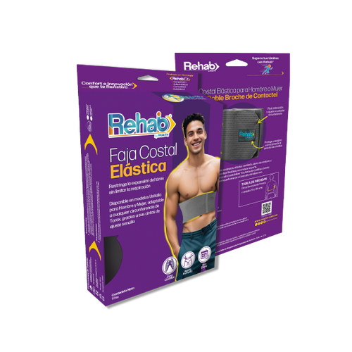  Faja Costal Elástica para Mujer con Doble Broche de Contactel , Unitalla