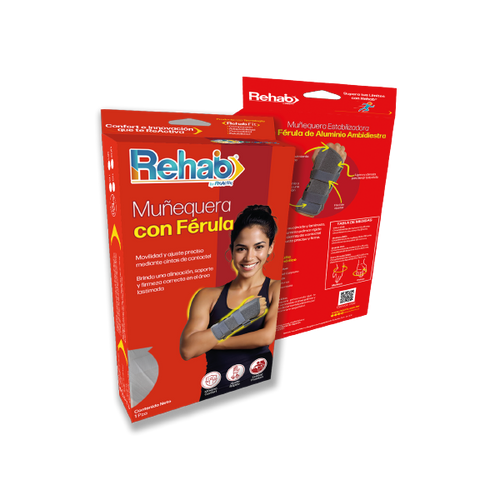  Muñequera Estabilizadora con Férula de Aluminio Ambidiestral , Md