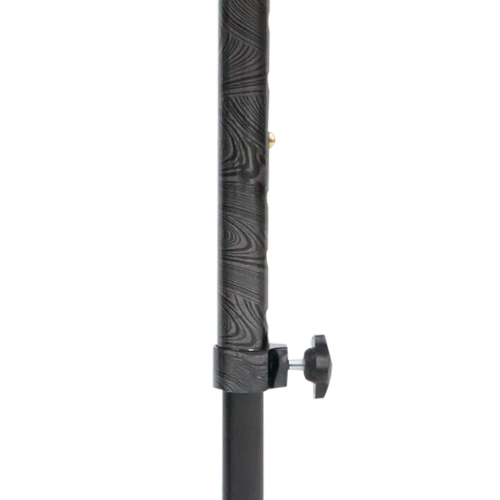 Bastón de Aluminio de 4 Apoyos de Lujo - Base Metálica - Gris Tornado