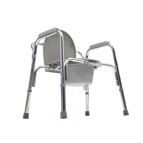 Cómodo de Aluminio con Respaldo - Natural