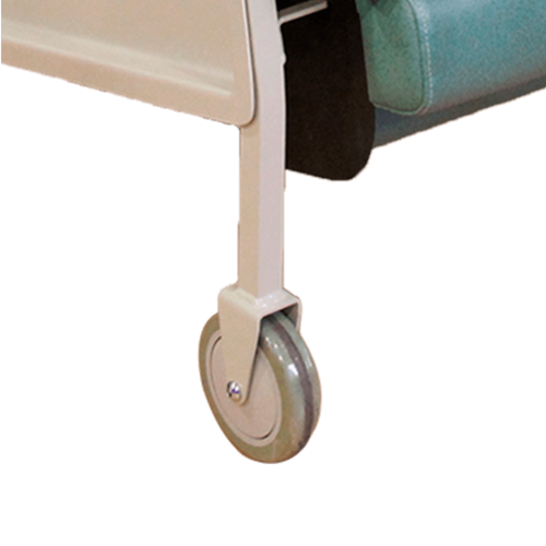 Sillón Reposet Tipo Hemodiálisis con Charola Desmontable - Tapicería Vinyl Azul