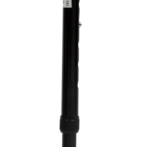 Bastón de Aluminio de 4 Apoyos Base Metálica - Negro