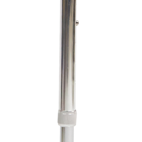 Bastón de Aluminio de 4 Apoyos Base Metálica - Acabado Brillante