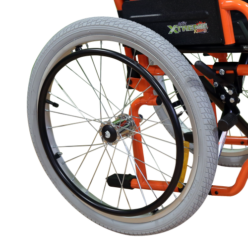 Silla de Ruedas Infantil Activ Xtreme Kiddy de 14 pulgadas - Neumática - Color Terra