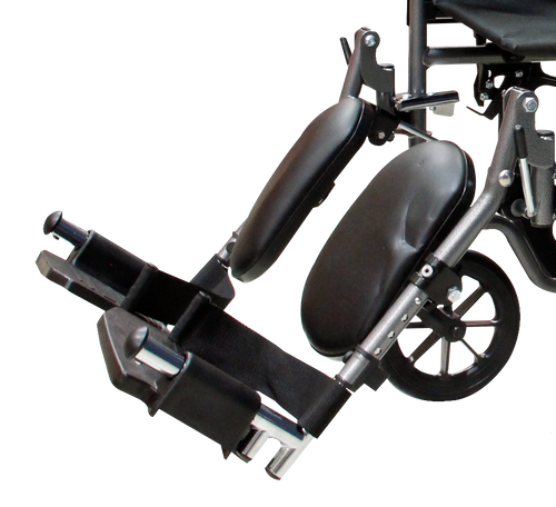 Silla de Ruedas  con Brazos Fijos y Elevapiernas Abatibles y Desmontables  - Rueda Mag - Platinum Vein