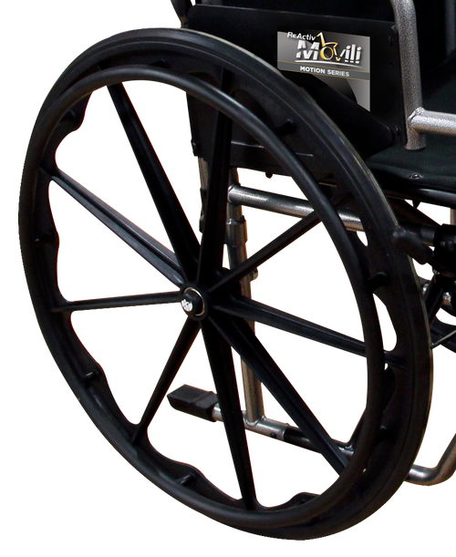 Silla de Ruedas  con Brazos FlipUp - Elevapiernas Abatibles y Desmontables  - Platinum Vein