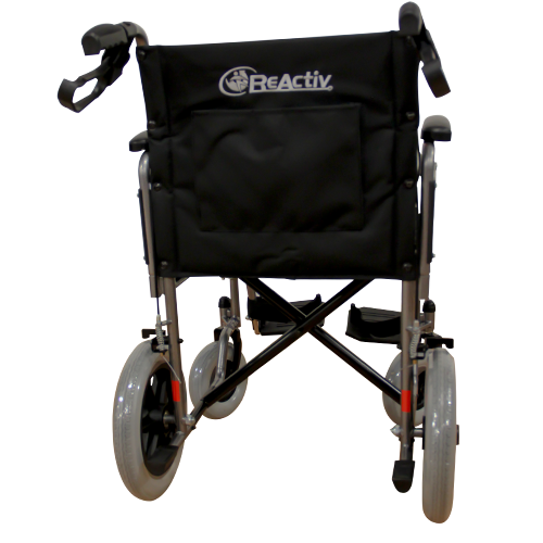 Silla de Ruedas  de Traslado con Brazos Desmontables y Freno Maneral - Platinum Vein