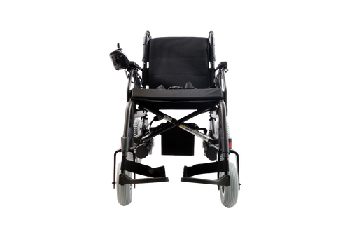 Silla de Ruedas Eléctrica de Aluminio Xtreme Power - 19 pulgadas - Negro Mate