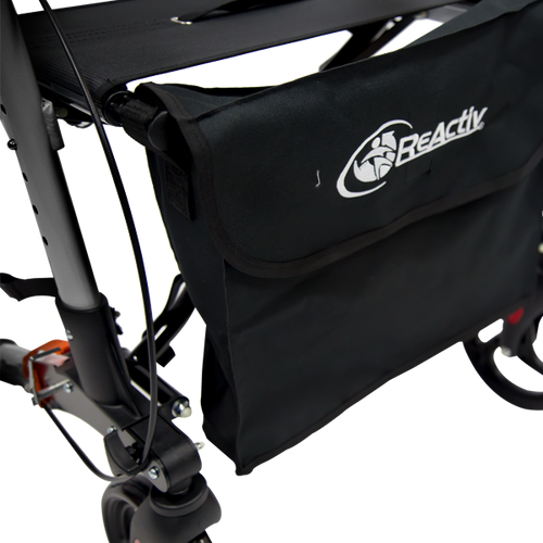  Andadera Rollator Plegoo 2Go F3 de Aluminio Ultra Plegable con Ruedas de 8", Color Gris