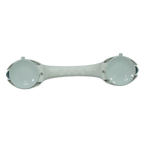  Agarradera de Succión Doble Ventosa, Color Perla/Laurel 