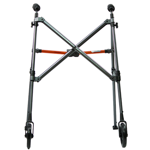  Andadera Plegable de Viaje Ultra Compacta de Aluminio, Color Gris Acerado