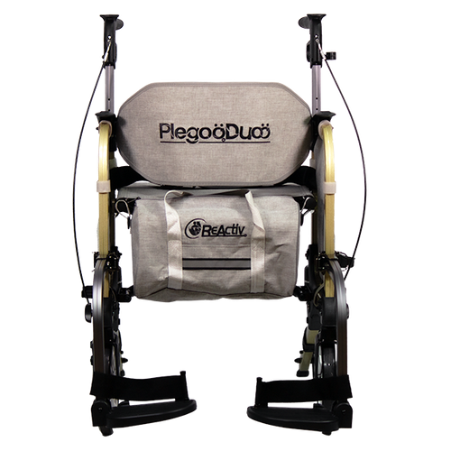  Rollator de Aluminio Híbrida, Color Champagne