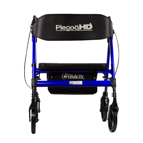  Rollator Bariátrica de Aluminio, Color Azul Profundo