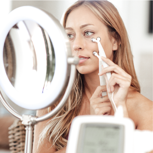  Mini Estimulador Facial de Microcorriente para el Cuidado de la Piel de uso Profesional/Personal