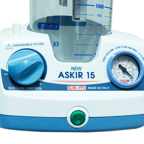 Aspirador de Secreciones con Frasco de 1000 ml de Policarbonato MAKROLON® 2858 