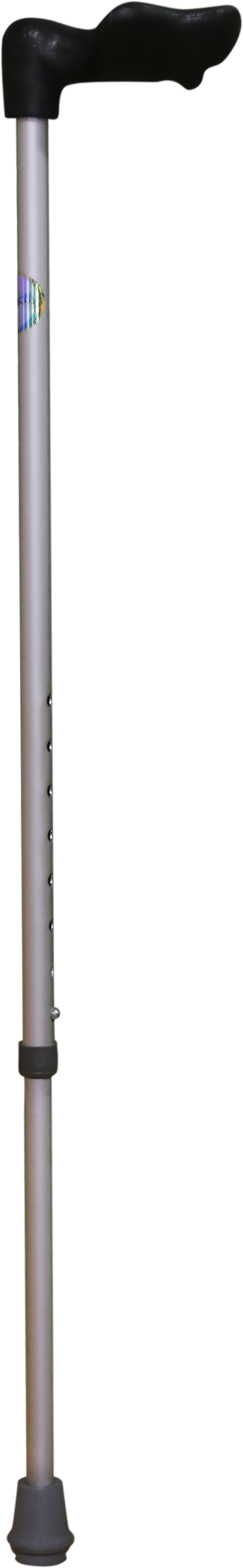 Bastón de 1 Apoyo Mango Anatómico Mano Izquierda - Negro