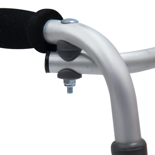  Andadera Económica Plegable de Aluminio - Roja