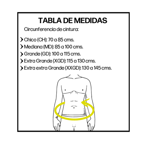  Faja Sacrolumbar Elástica Ventilada con Broche de Contactel , Md