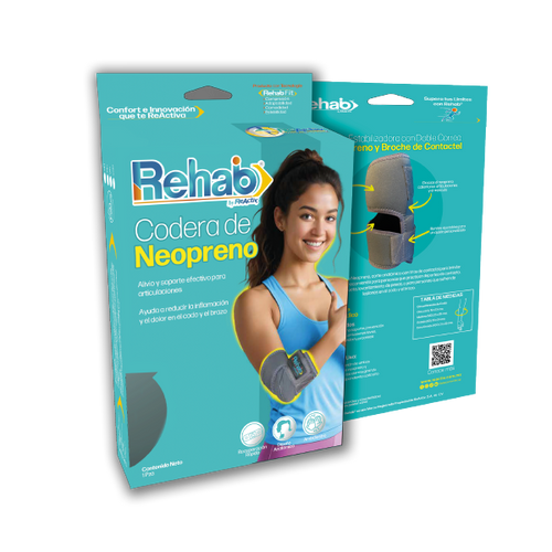  Codera Estabilizadora con Doble Correa de Neopreno y Broche de Contactel , Md