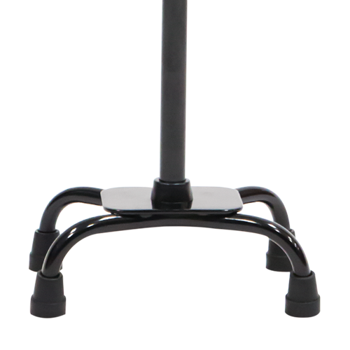 Bastón de Aluminio de 4 Apoyos de Lujo - Base Metálica - Azul Burbujas