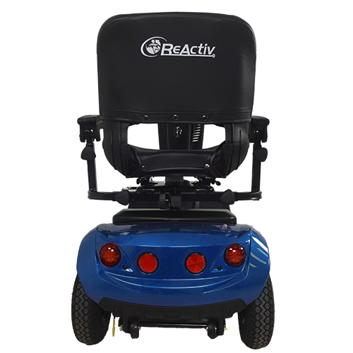 Scooter MD con 4 Ruedas Semi-Neumáticas - Azul