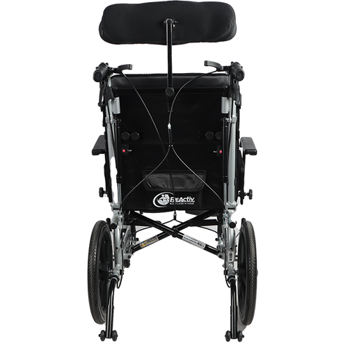 Silla de Ruedas ReHab Hero PCA  de Aluminio - 18 pulgadas - Gris