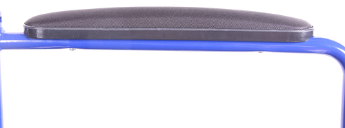 Silla de Ruedas de Aluminio Tipo Traslado - Tapicería Nylon - Azul