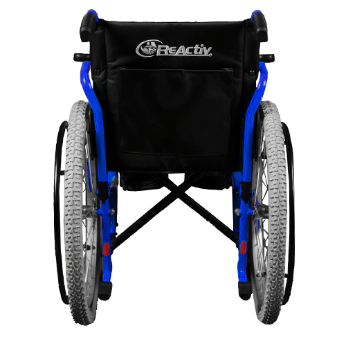 Silla de Ruedas Xtreme con Brazos FlipUp y Descansapies Abatibles y Desmontables - 18 pulgadas - Neumática - Tormenta
