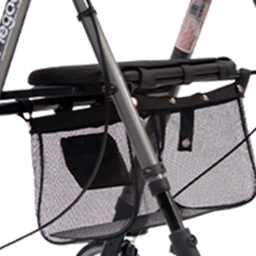 Andadera Rollator KD de Aluminio - Plegable - Gris