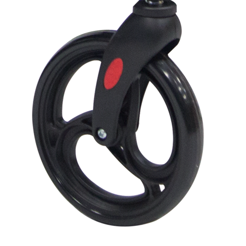  Andadera Rollator Plegoo Travel de Aluminio con Descansapies, Plegable con Ruedas de 8", Gris Grafito